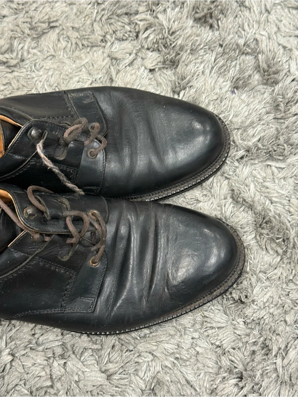 Cole Haan Black Leather Oxford Dress Shoes Mens size 7.5 Classic Lace Up